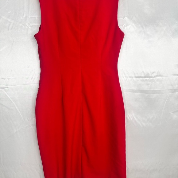 Calvin Klein Red lined Sleeveless Dress - Picture 7 of 10